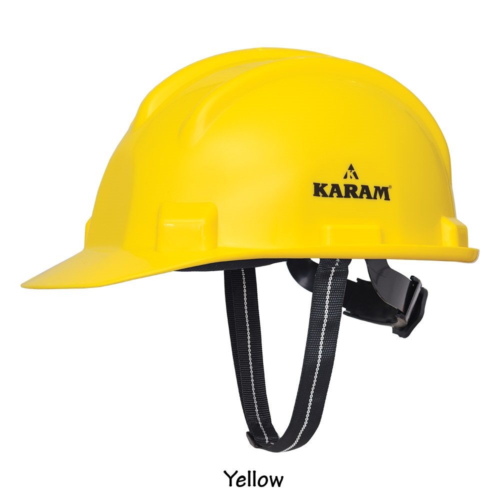 PN521 Safety Helmet with Protective Peak with Ratchet Type Adjustment